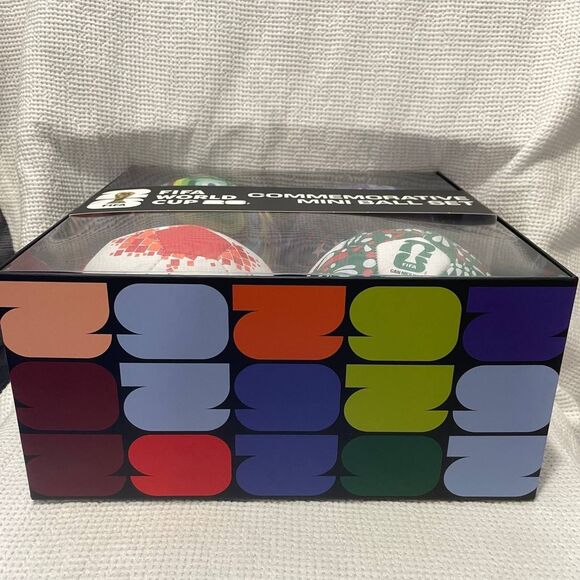 FIFA World Cup 26 Commemorative Mini Ball Set 4-Pack Official Licensed - Picture 6 of 6